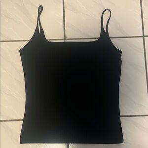 Joah Brown Sueded Black Tank